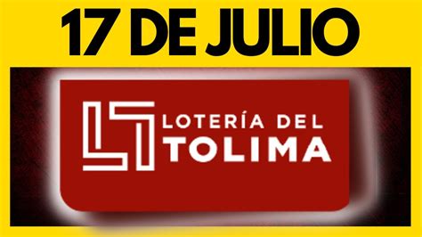 resultado loteria del tolima